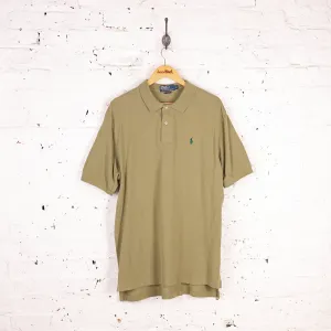 Ralph Lauren Short Sleeve Polo Shirt - Green - XL