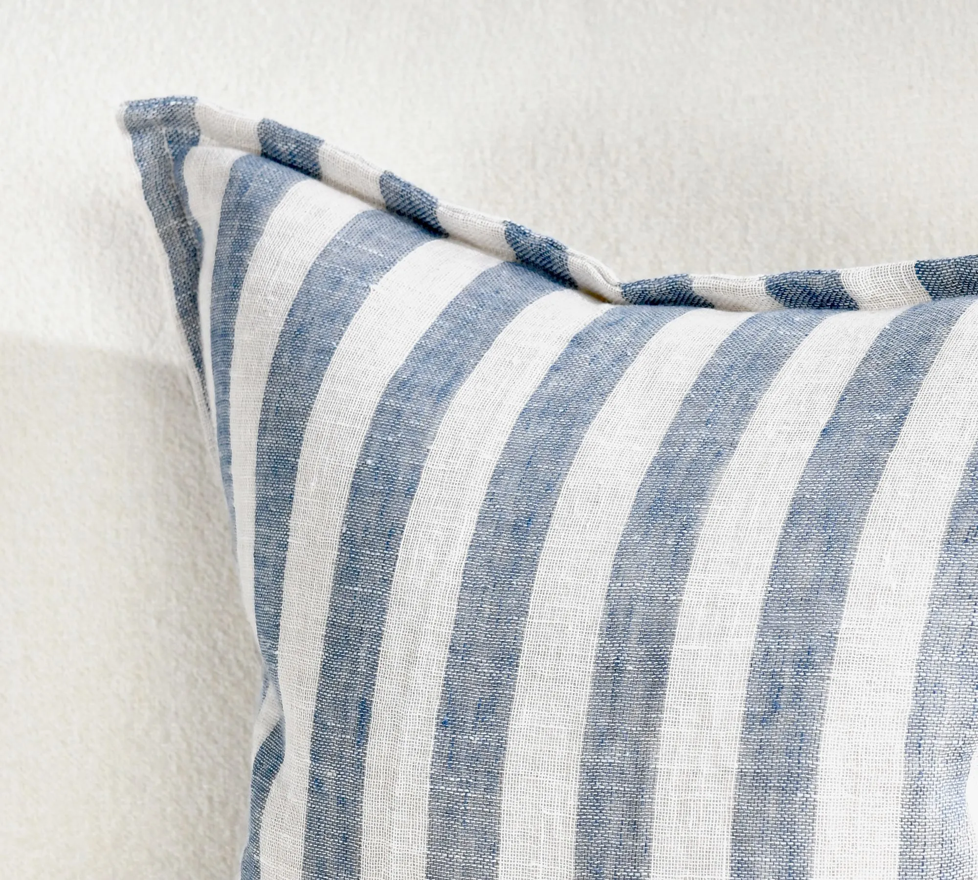 Ramira Linen Striped Pillow Cover-18"x18"