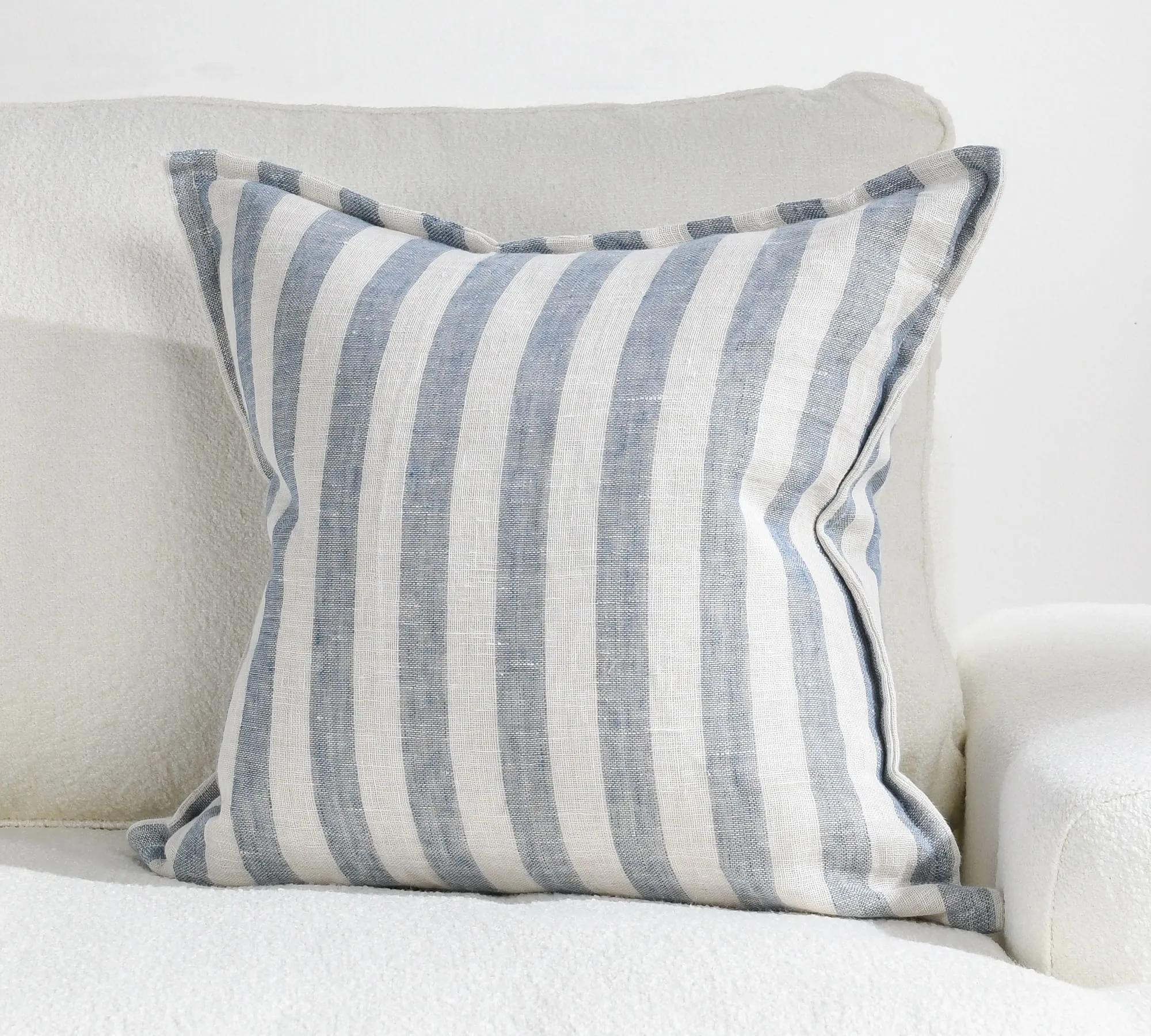 Ramira Linen Striped Pillow Cover-18"x18"