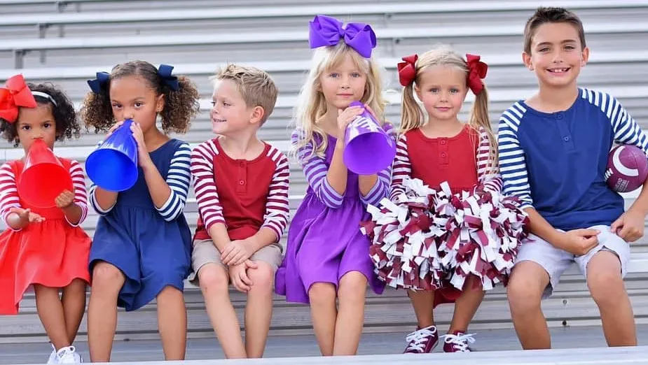 Red Gameday Twirl Dress- 18 month