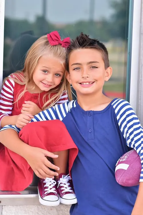Red Gameday Twirl Dress- 18 month