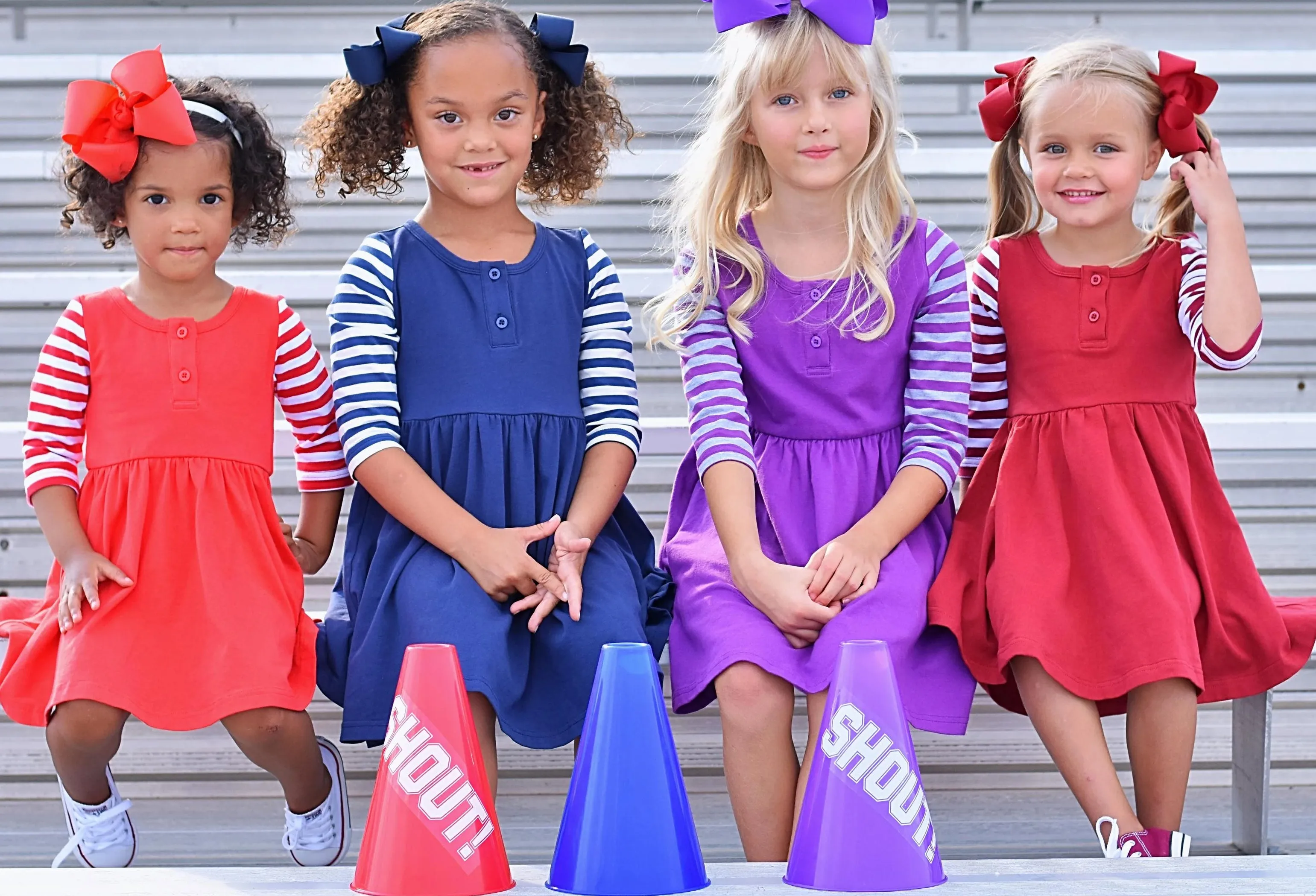 Red Gameday Twirl Dress- 18 month