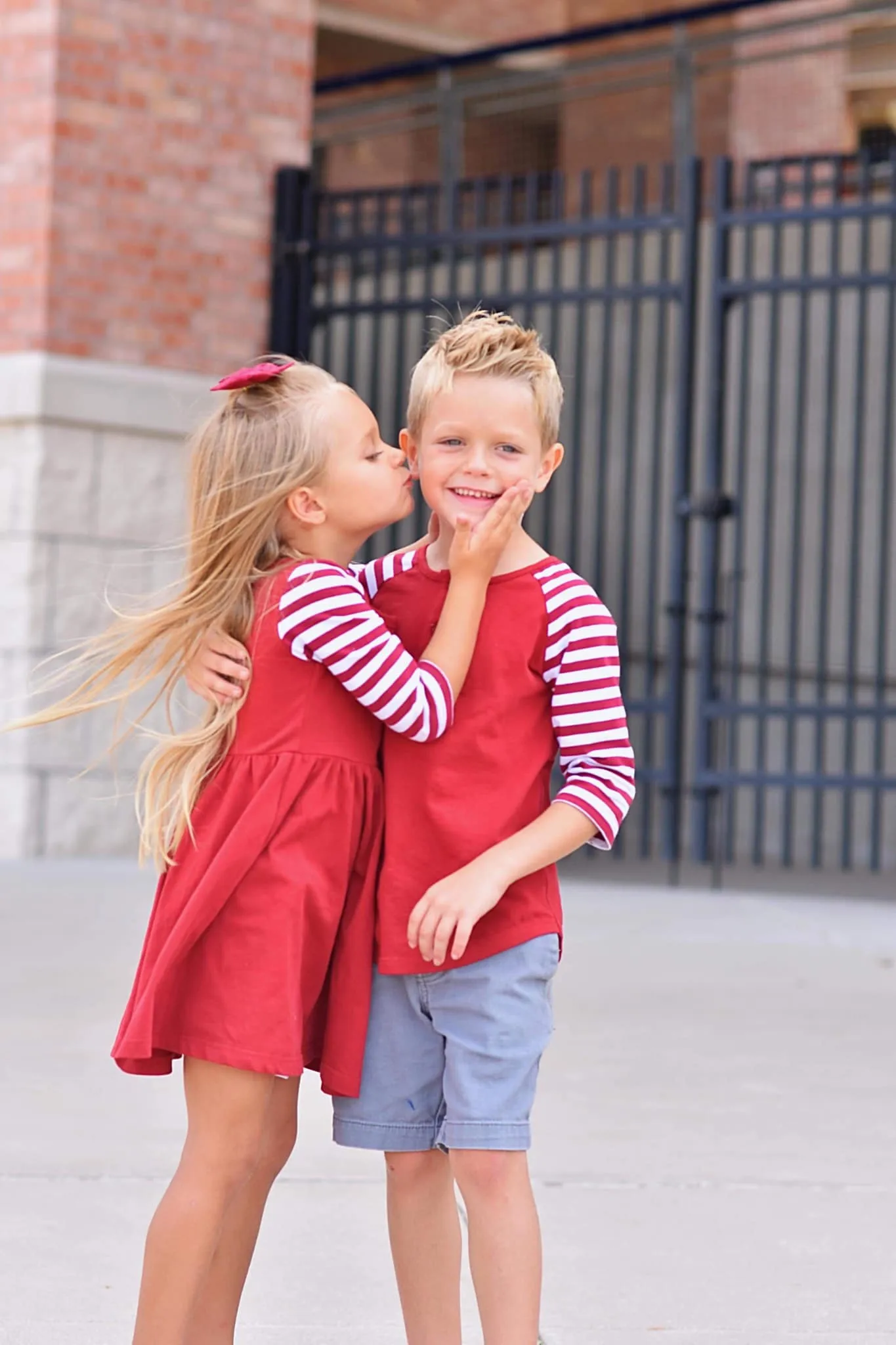Red Gameday Twirl Dress- 18 month