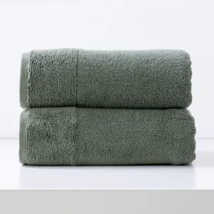 Renee Taylor Aireys 650 GSM Zero Twist 2 Pack Bath Sheet Agave
