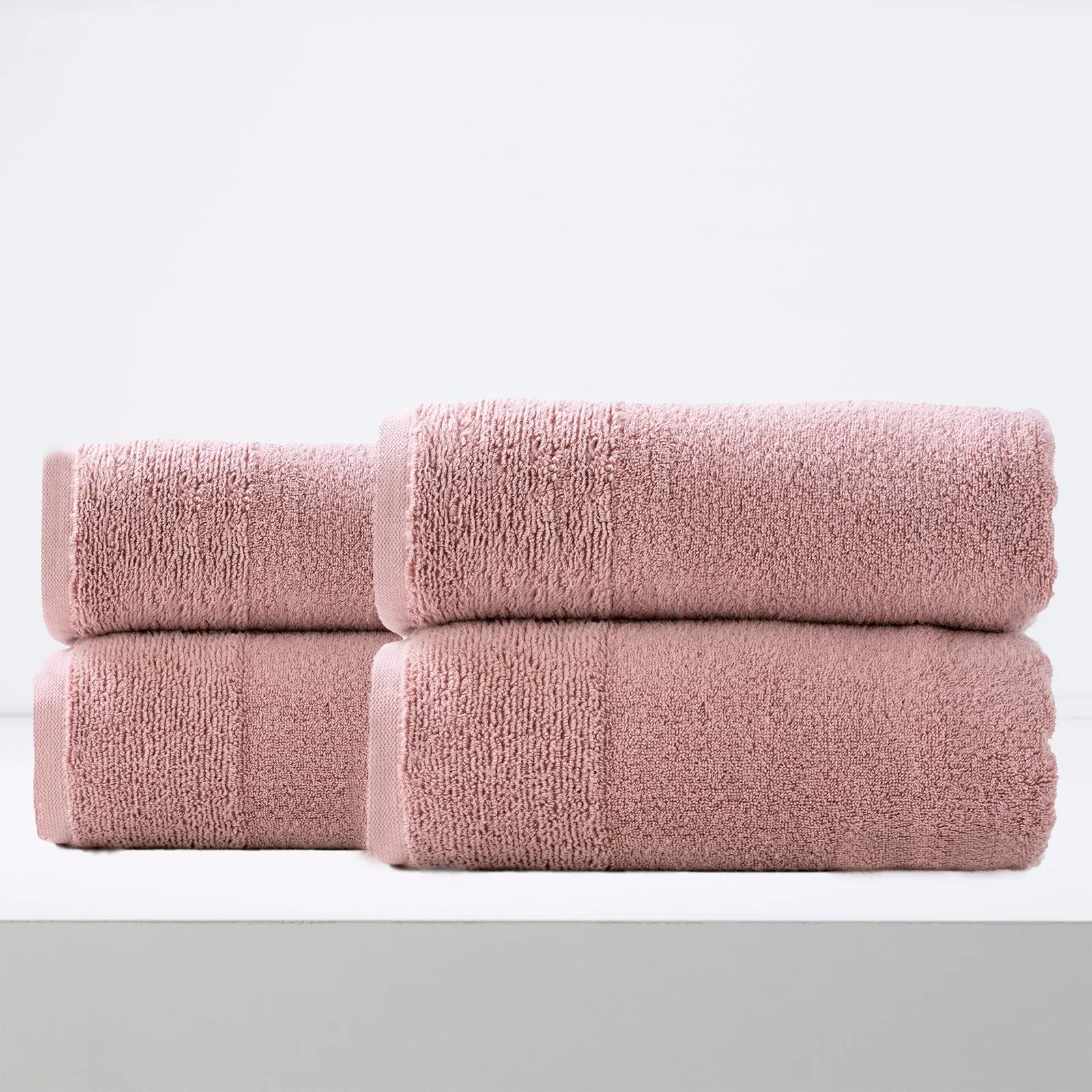 Renee Taylor Aireys 650 GSM Zero Twist 4 Pack Bath Sheet Cherwood