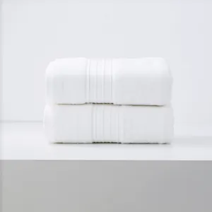 Renee Taylor Brentwood 650 GSM Low Twist 2 Pack Bath Sheet - BRIGHT