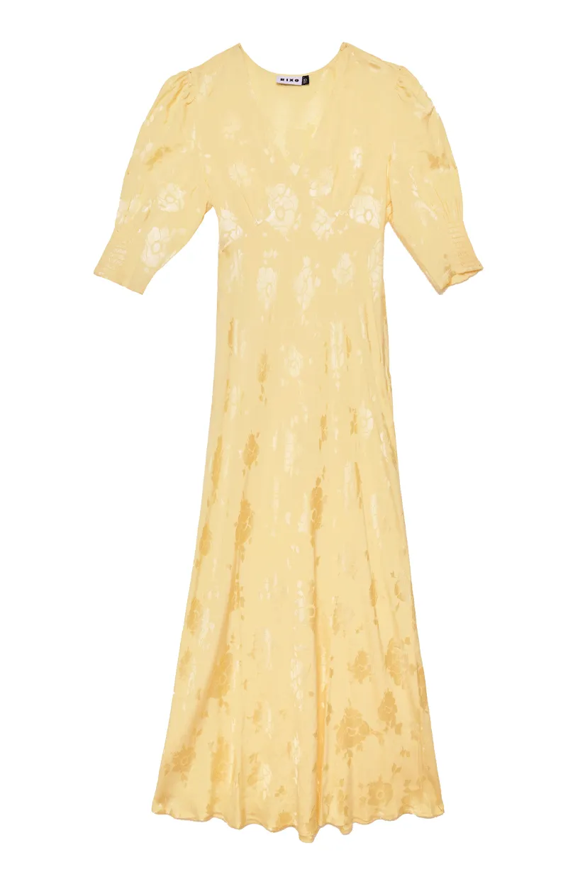 Rixo Zadie Dress- Gold Poppy