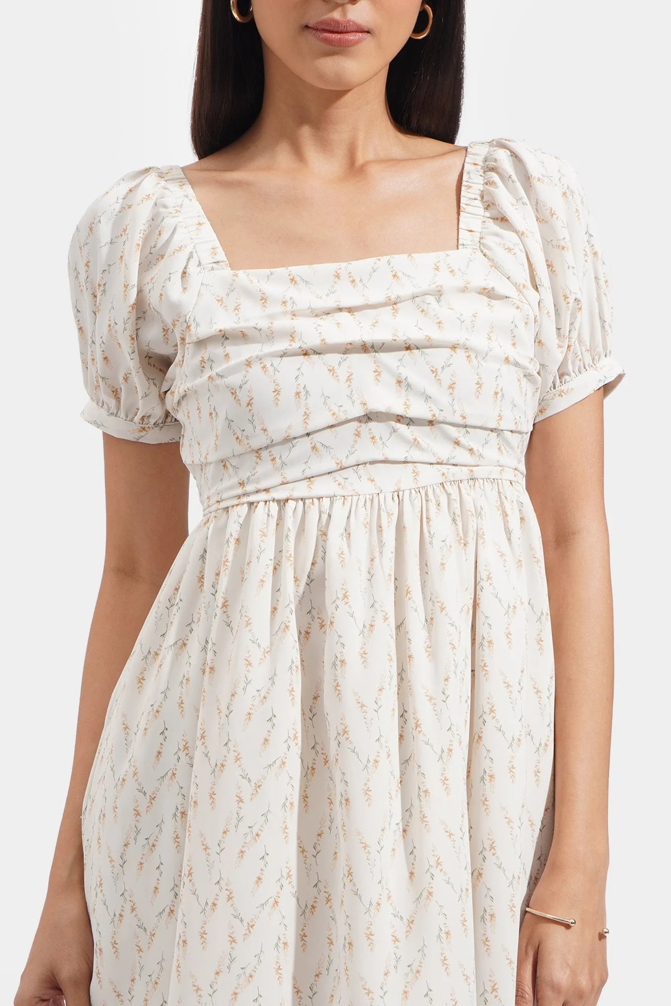 Ruched Empire Dress