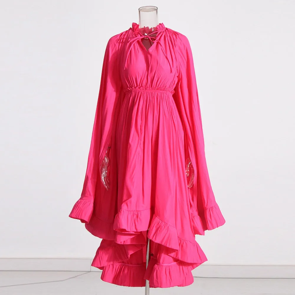 Ruffles Solid Dress