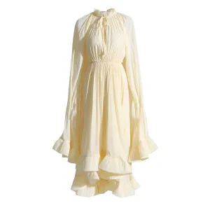Ruffles Solid Dress