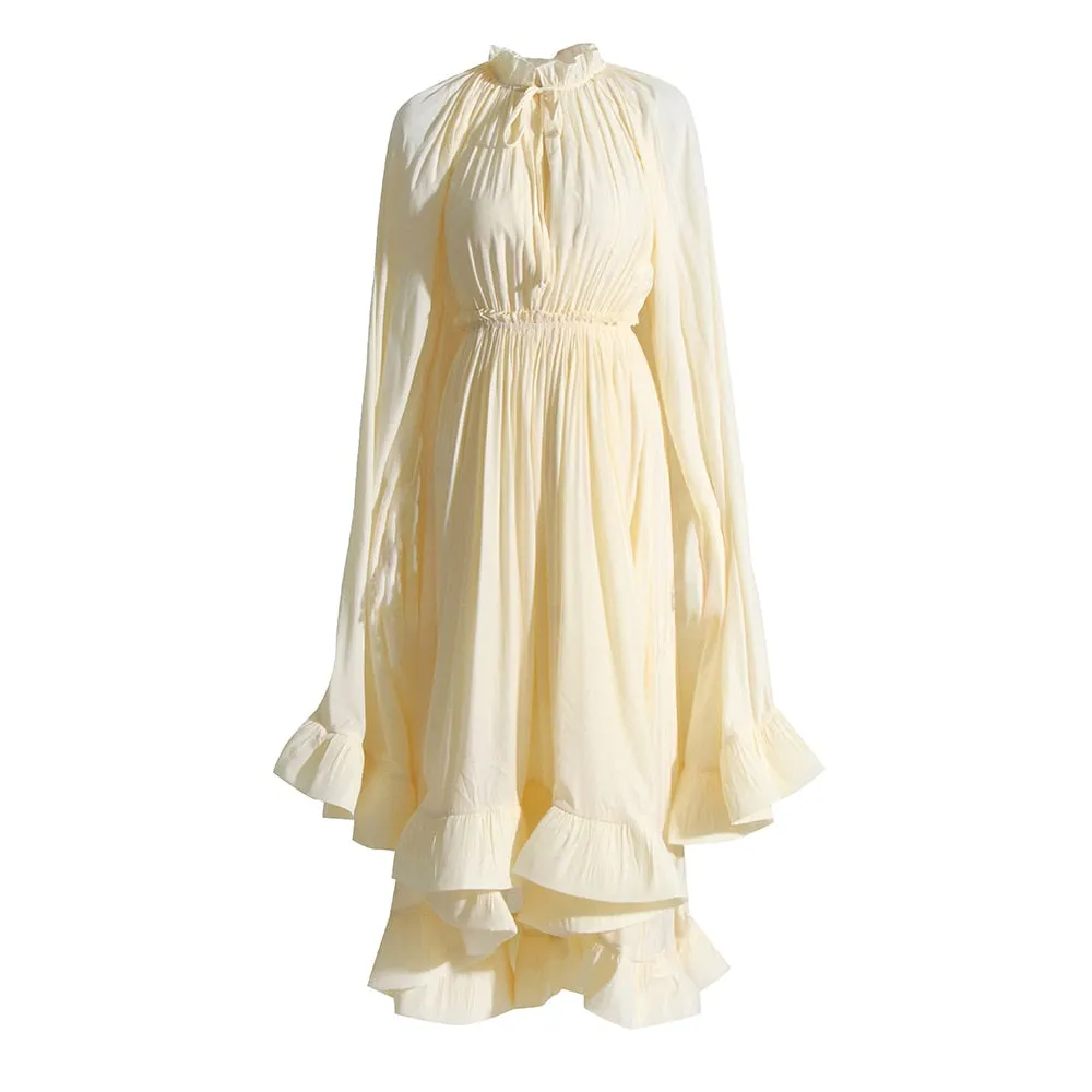 Ruffles Solid Dress