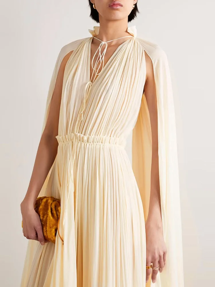 Ruffles Solid Dress
