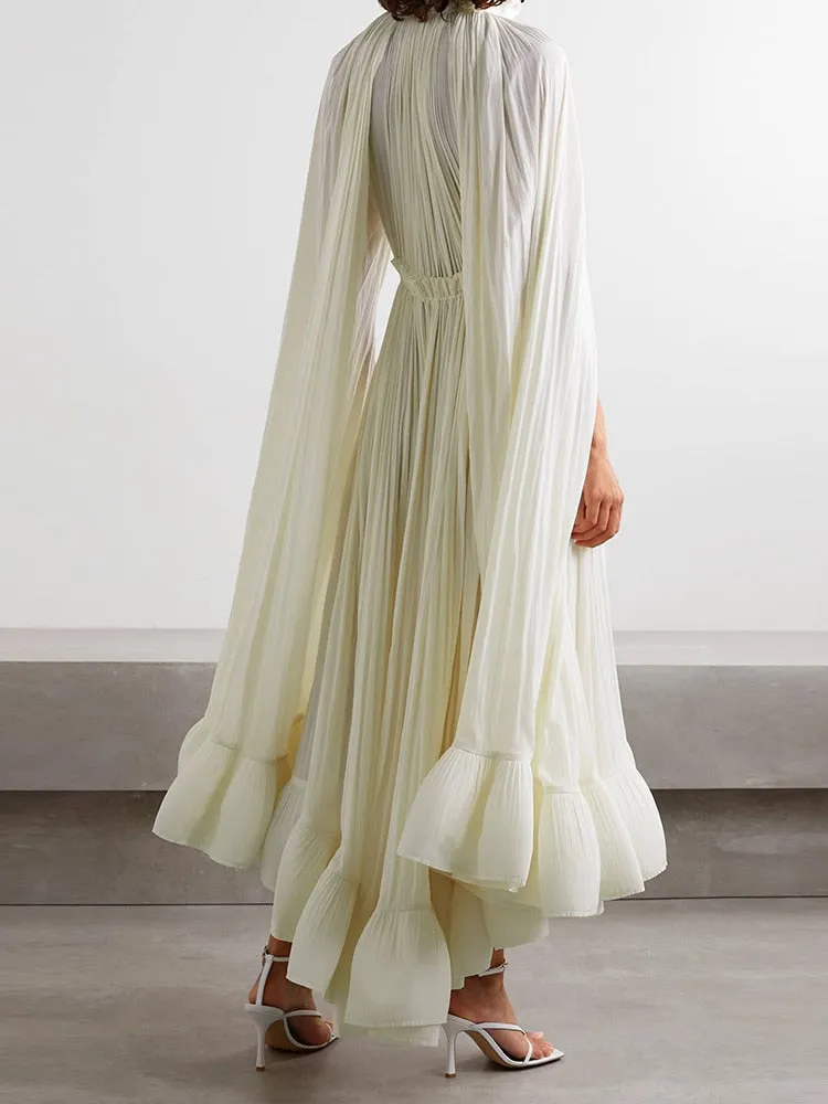 Ruffles Solid Dress