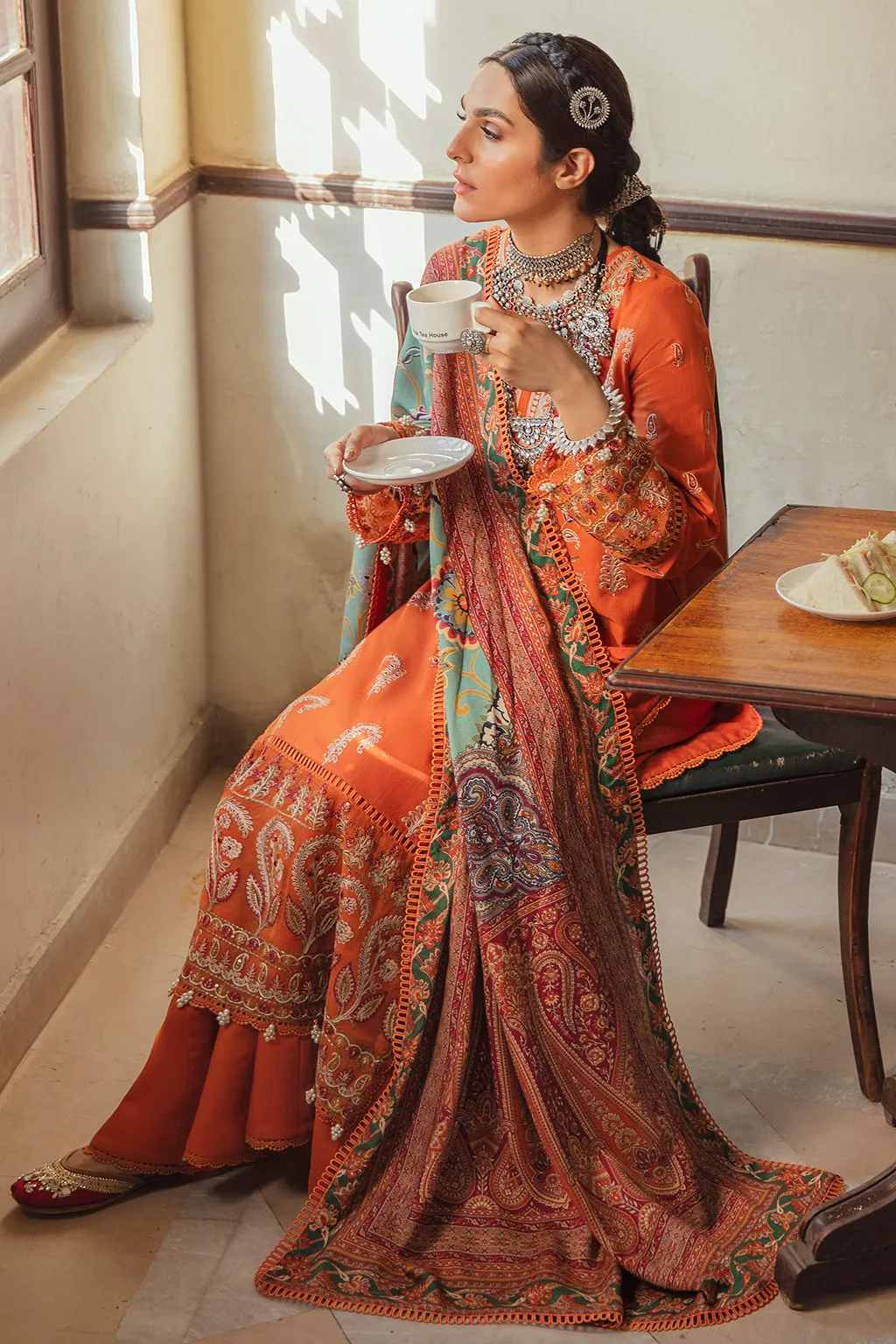 Sehar | Afrozeh Sardiyoon Ki Kahani Winter Collection 2021 | Unstitched Embroidered Khaddar Linen Suits