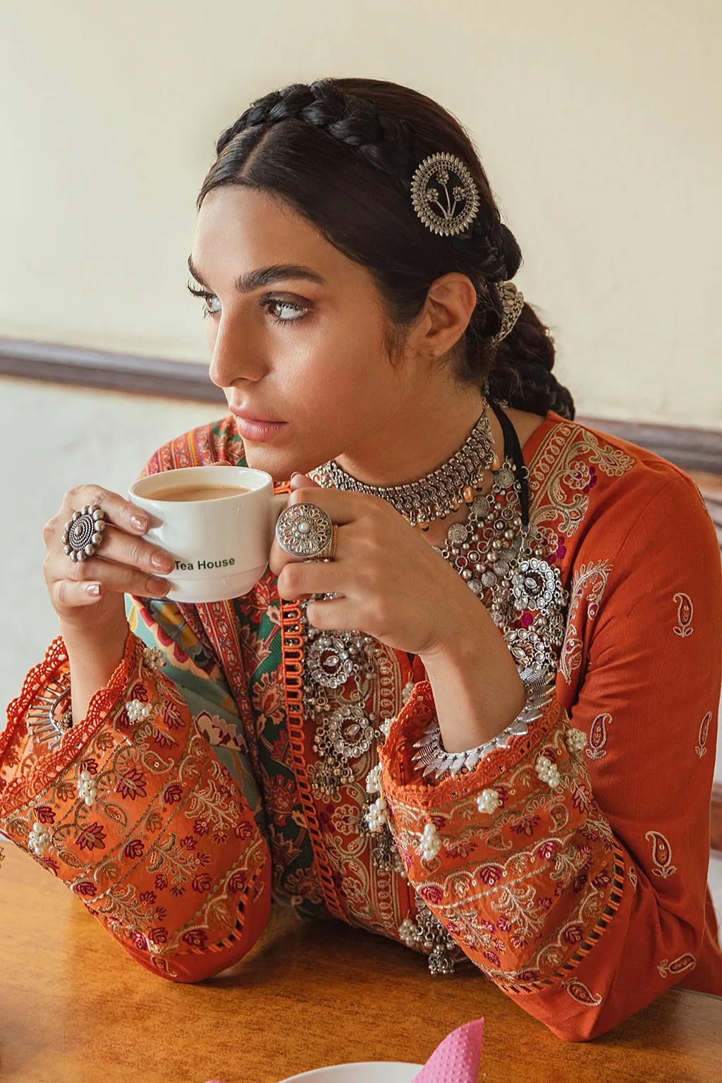 Sehar | Afrozeh Sardiyoon Ki Kahani Winter Collection 2021 | Unstitched Embroidered Khaddar Linen Suits