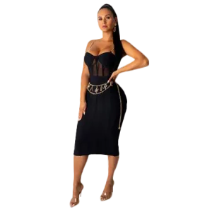 Sexy Bandage Midi Dress