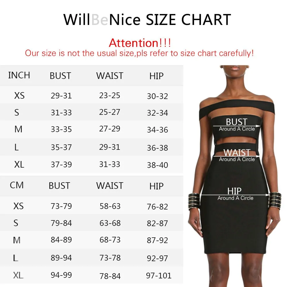 Sexy Bandage Midi Dress