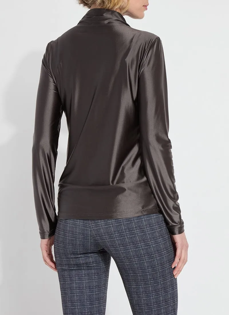 Shalom Satin Jersey | Gray Ash
