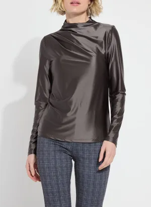 Shalom Satin Jersey | Gray Ash
