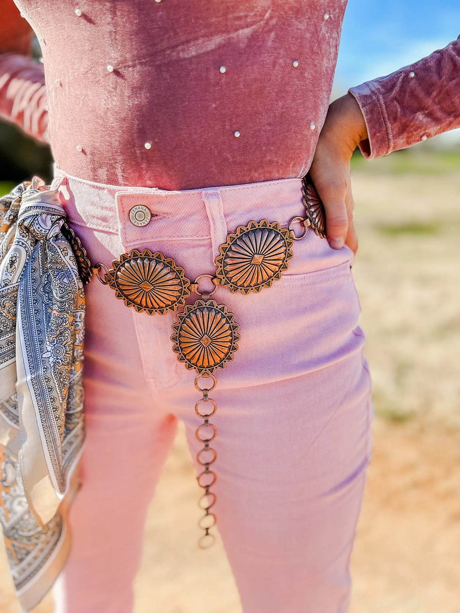 Shiloh Acid Wash Pink Boot Cut Pants