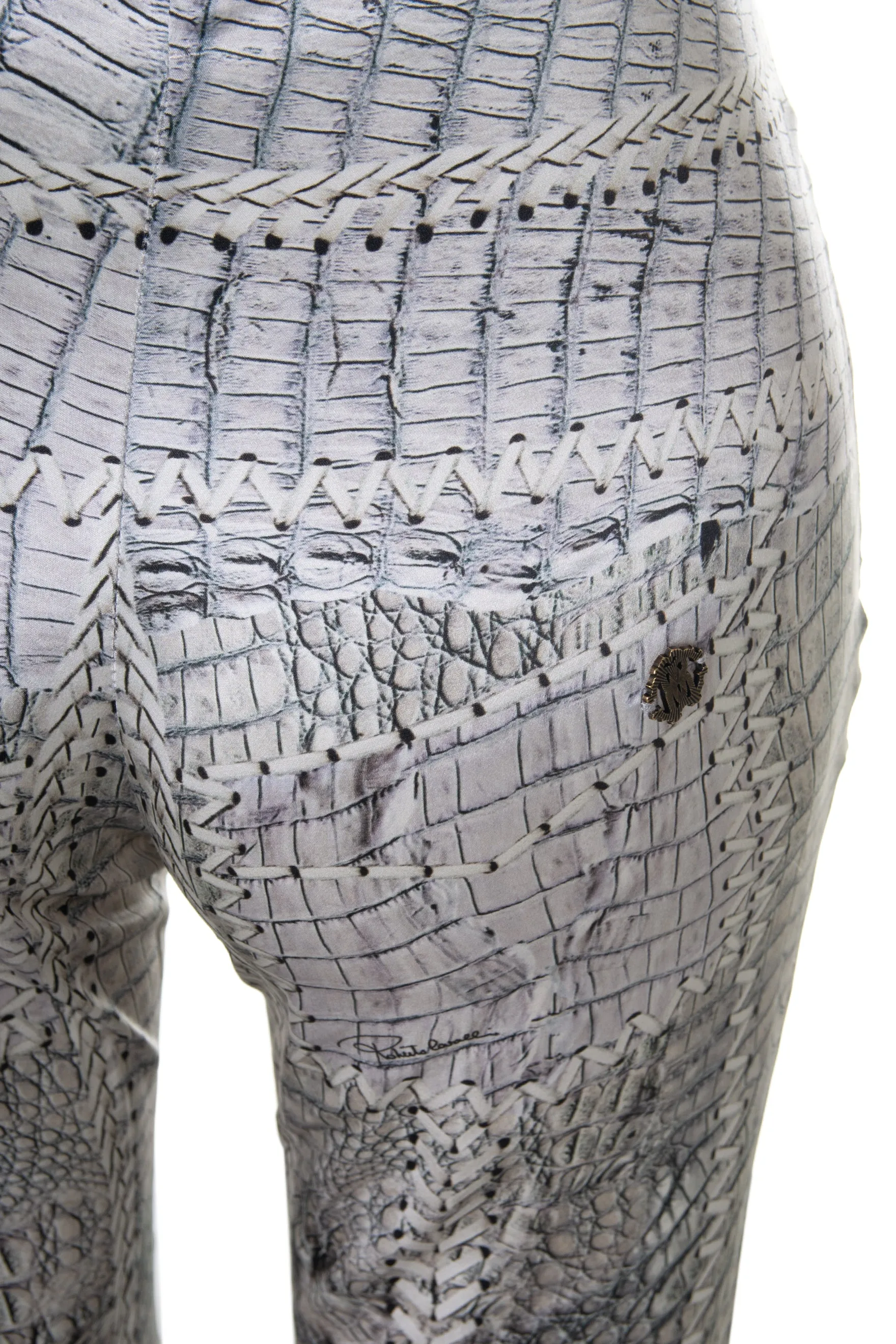 Silk Print Pants