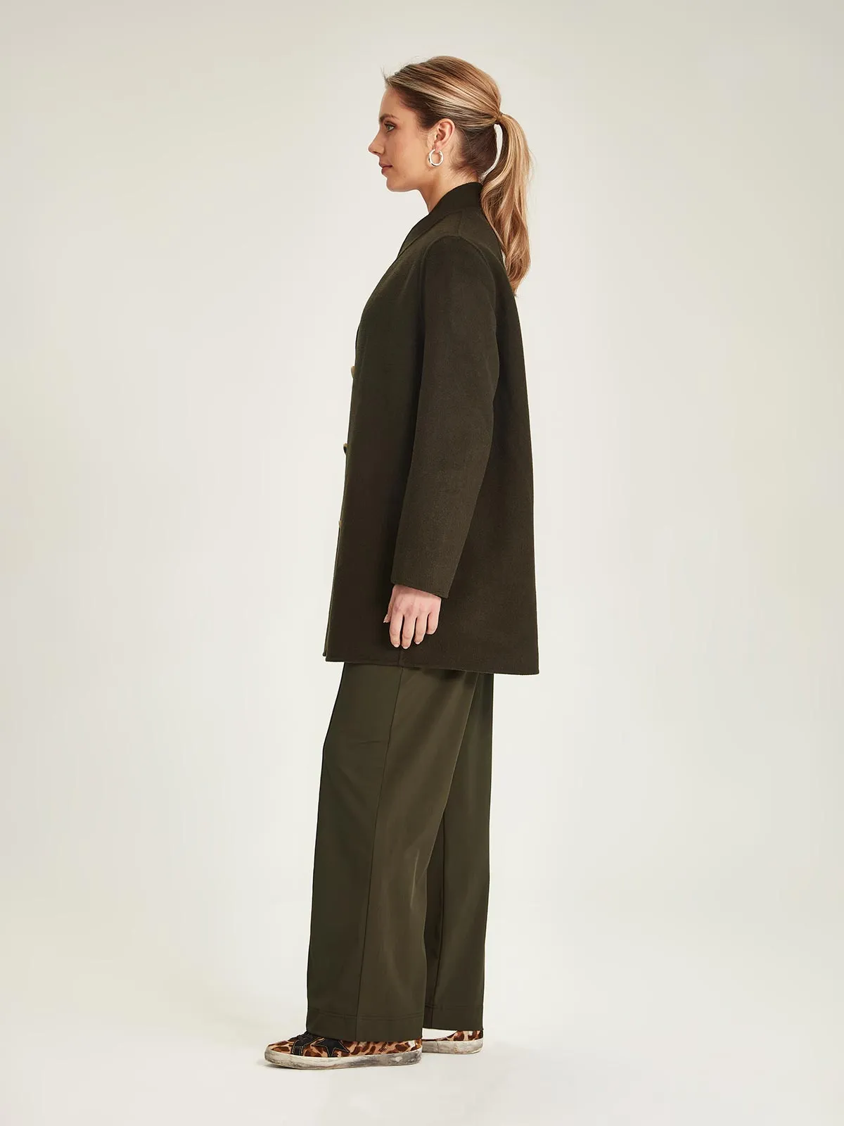 Sills Mimco Coat - Dark Moss