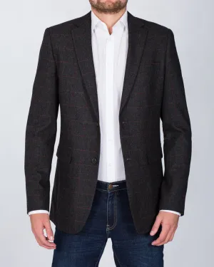 Skopes Slim Fit Tall Tweed Blazer (charcoal)