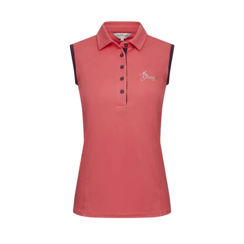 Sleeveless Polo Shirt by Le Mieux