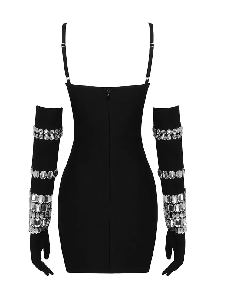 Square Collar Sleeveless High Waist Slim