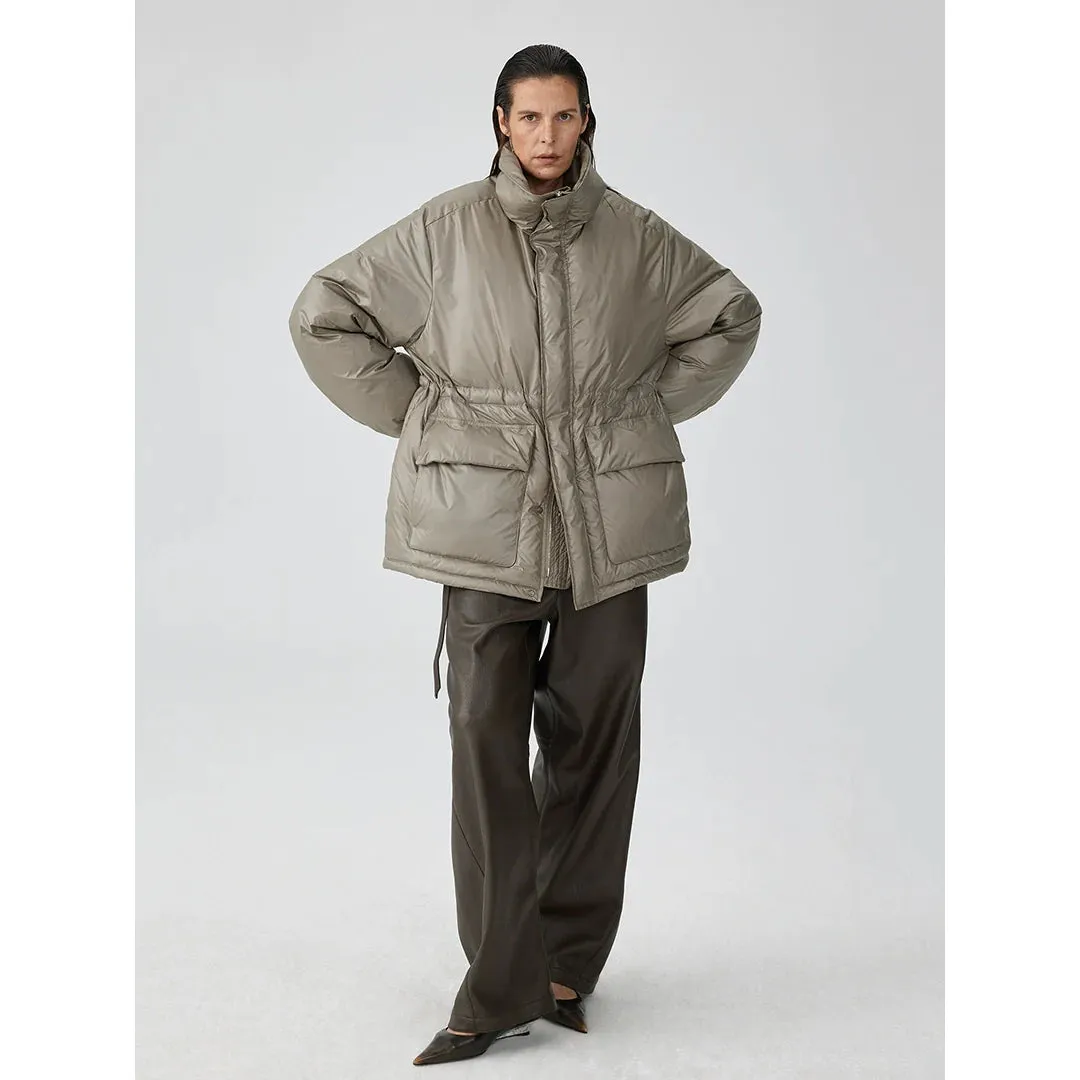 Stand Collar Puffer Jacket