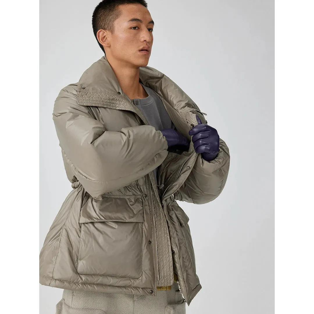 Stand Collar Puffer Jacket