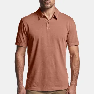Sueded Jersey Polo - Rose Tea Pigment