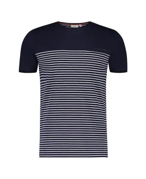 Summer Loading Stripe Tee Navy