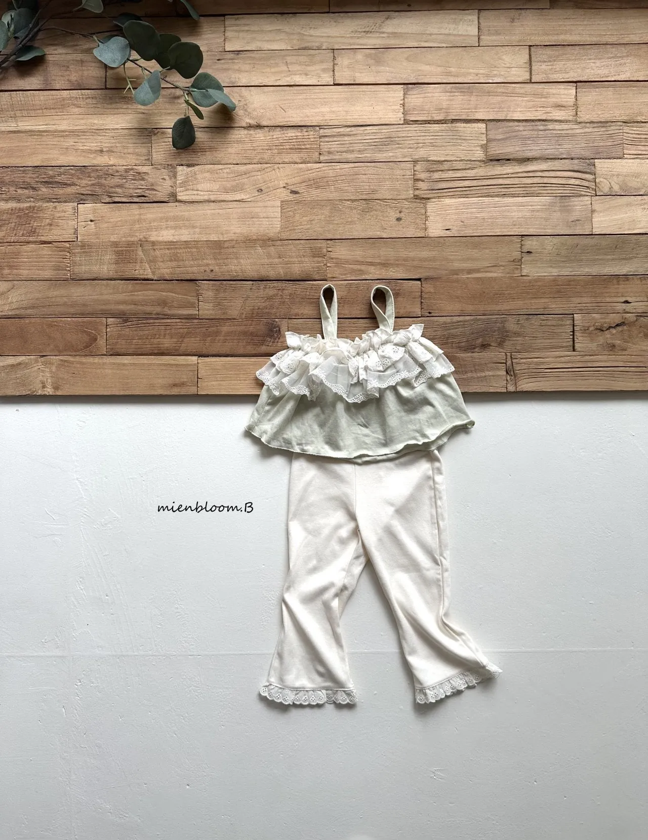 Summer modal bootcut pants