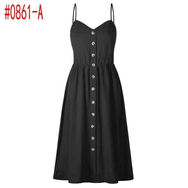 Summer Women Dress Vintage Sexy Bohemian Floral Tunic Beach Dress