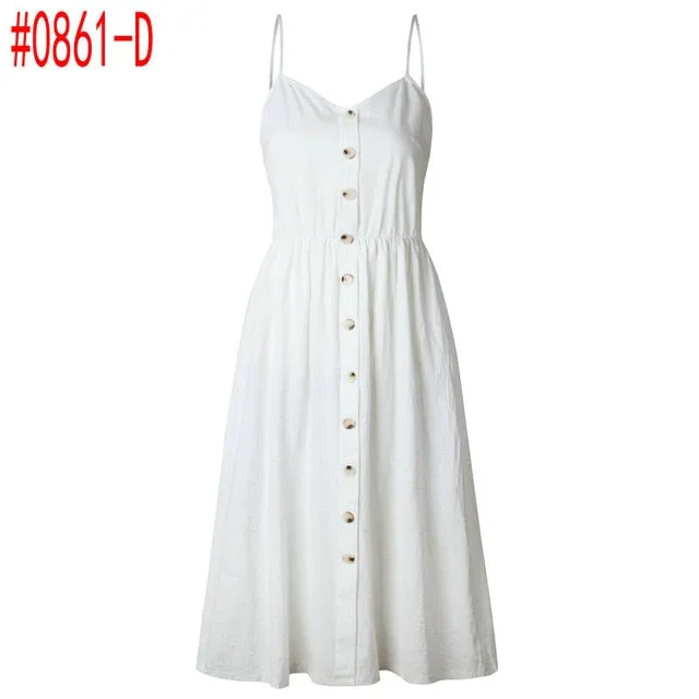Summer Women Dress Vintage Sexy Bohemian Floral Tunic Beach Dress