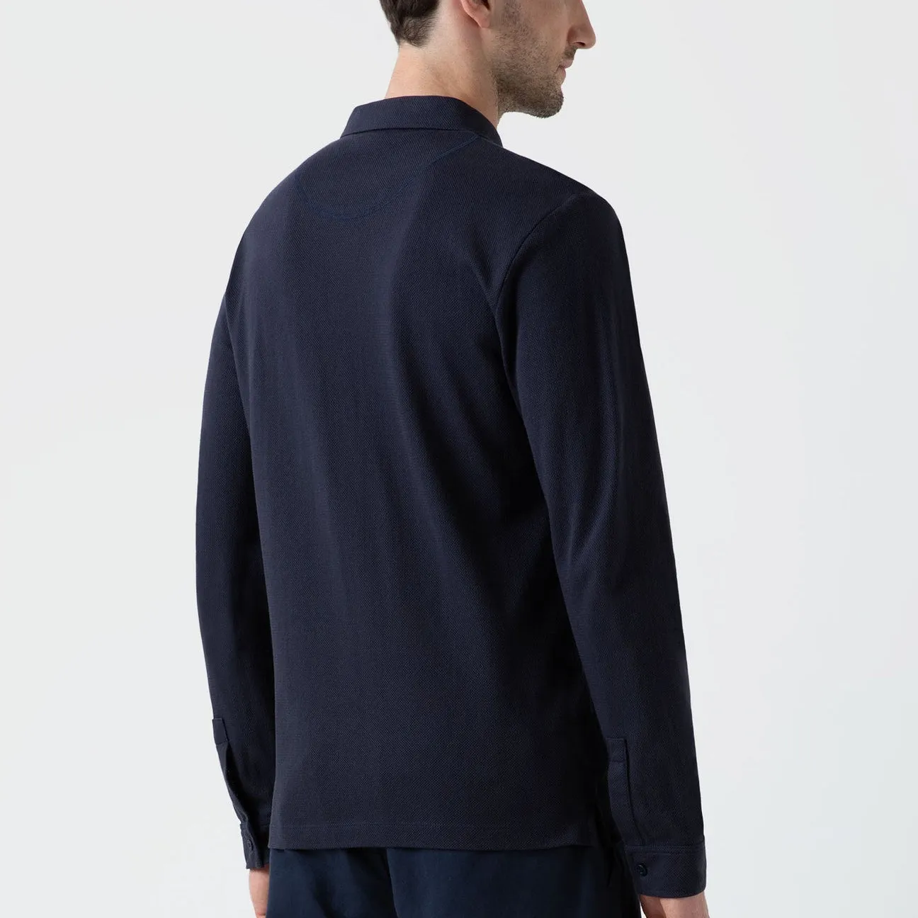 Sunspel Riviera Shirt Navy