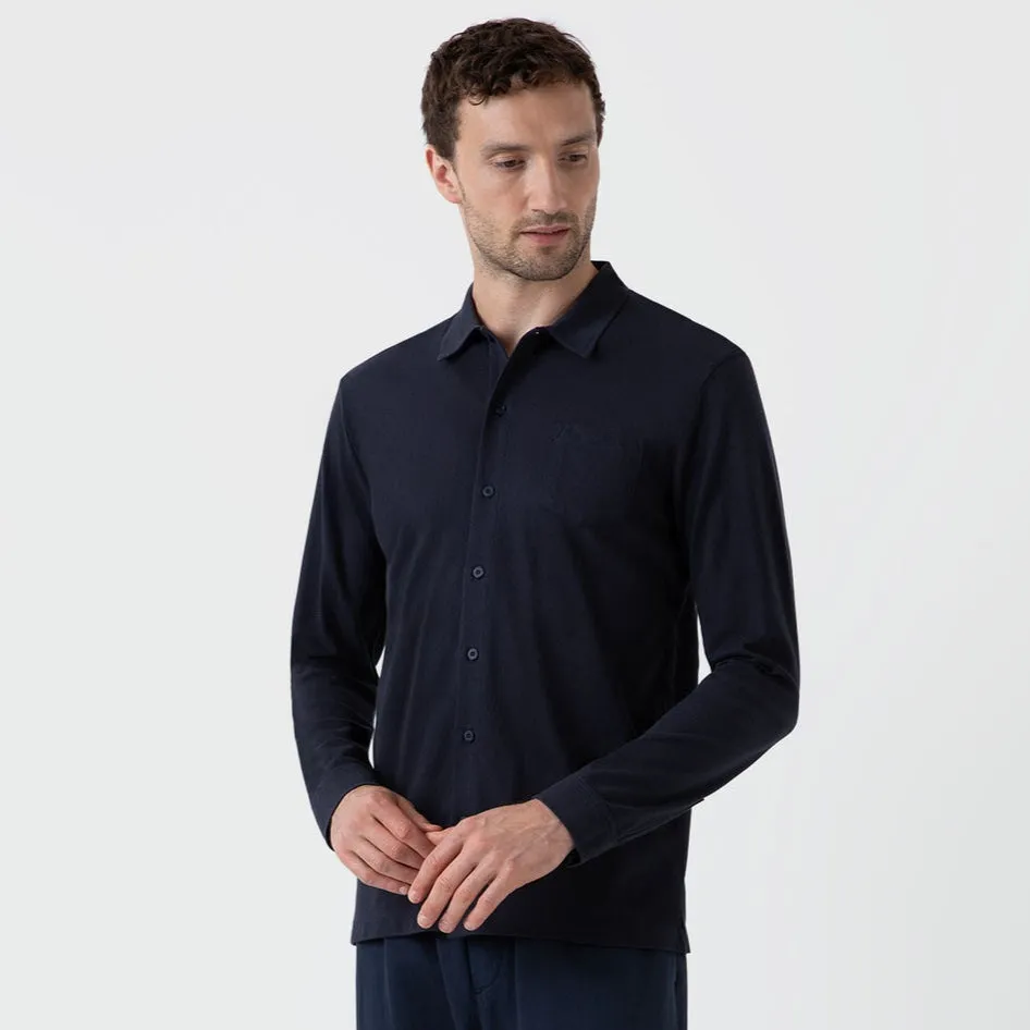 Sunspel Riviera Shirt Navy
