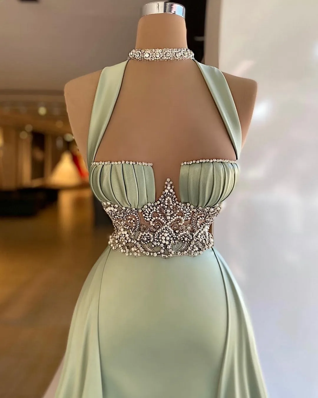 Sweetheart Beadings SatinGirls Pageant Dress