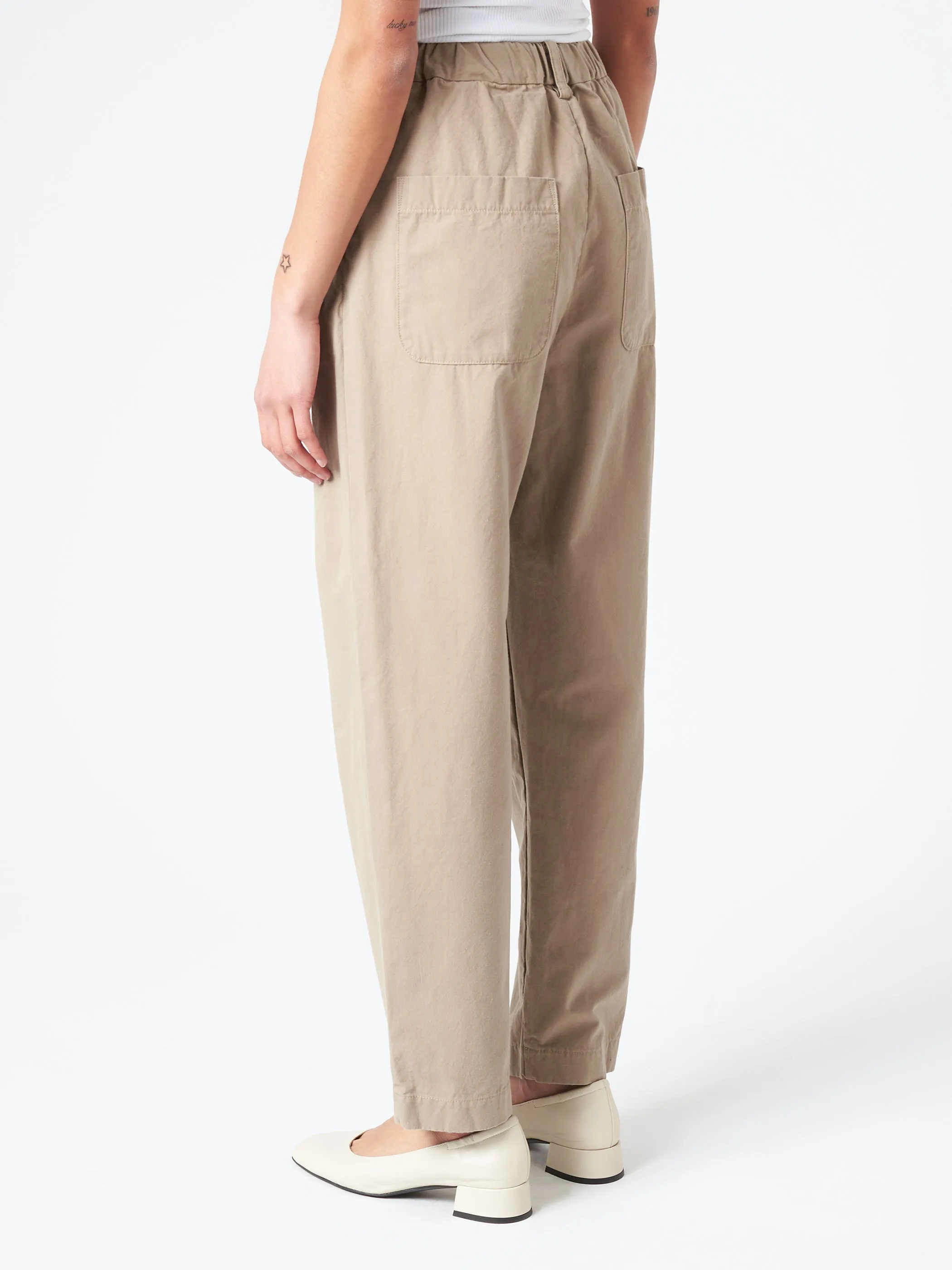 Tapered Tuck Pants