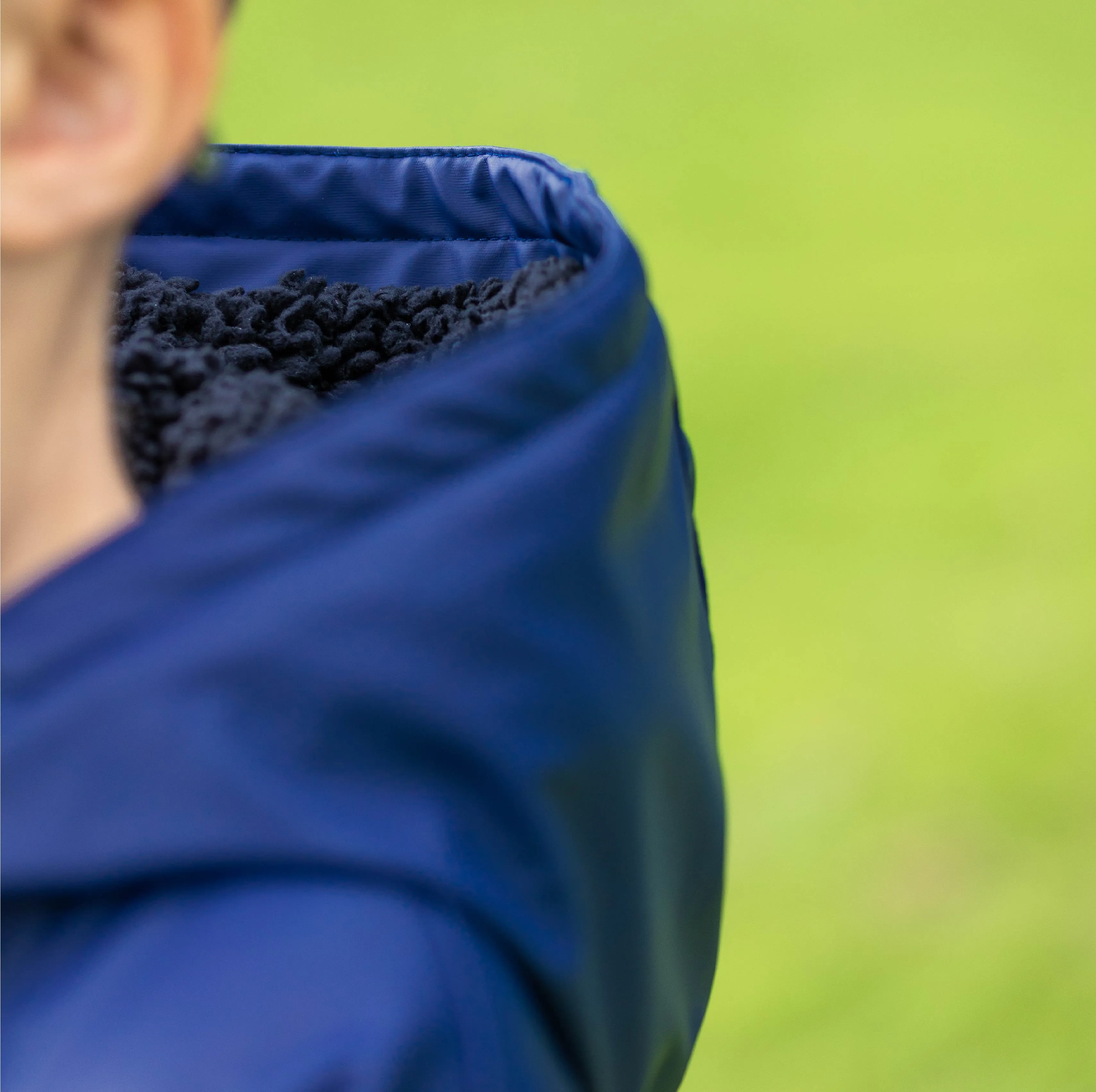 TEAL LOGO MUDSIE COAT