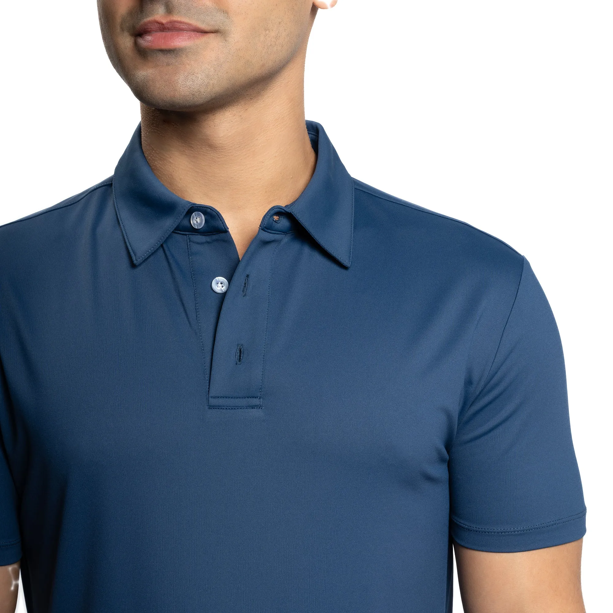 Tech Polos - Navy