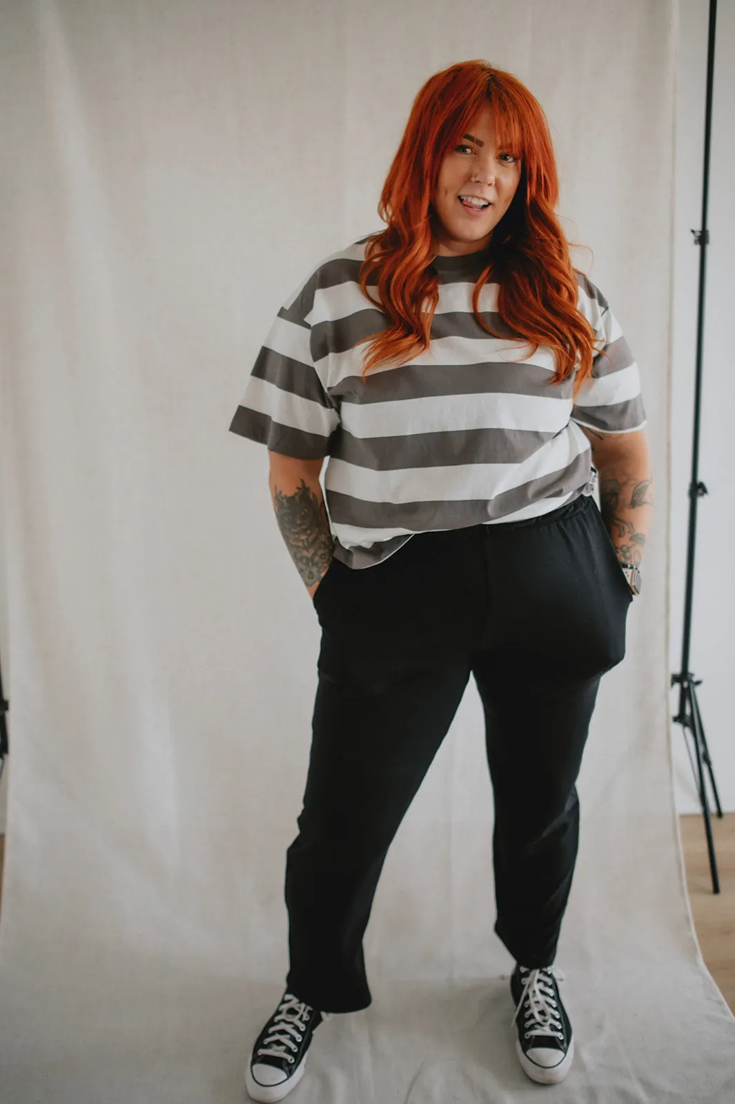 The Jana Casual Pull-On Pant by NLT - Black - PLUS