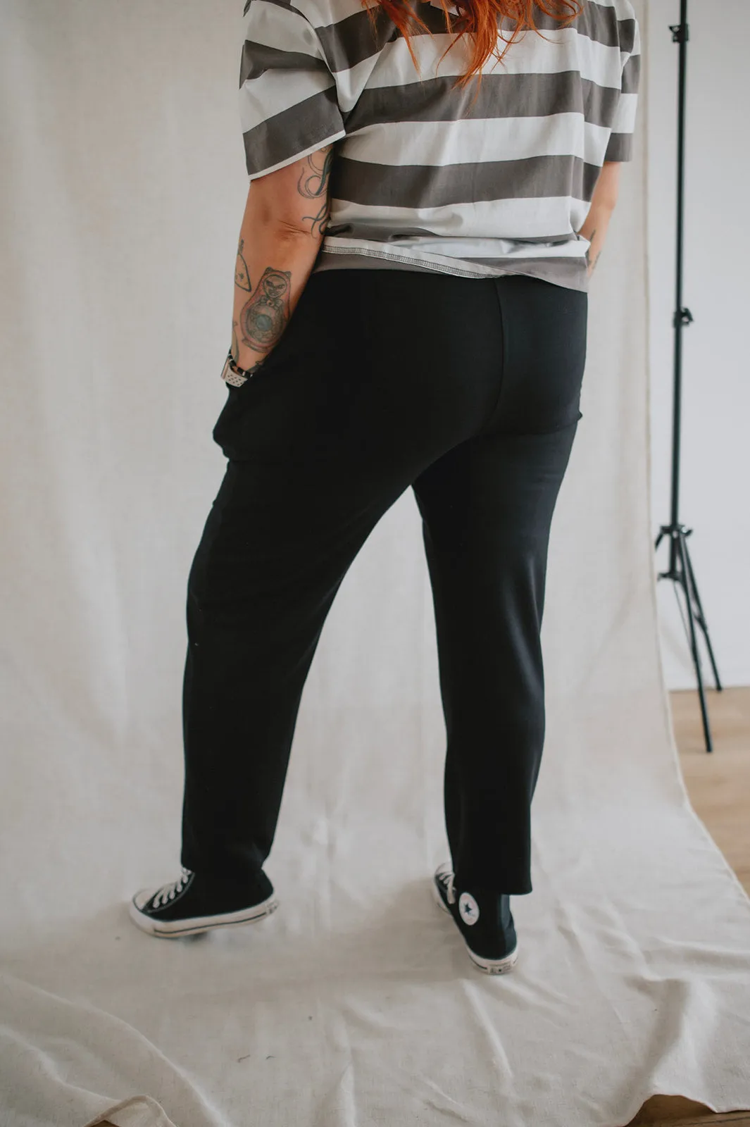 The Jana Casual Pull-On Pant by NLT - Black - PLUS