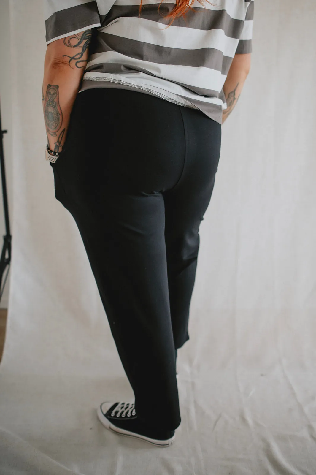 The Jana Casual Pull-On Pant by NLT - Black - PLUS
