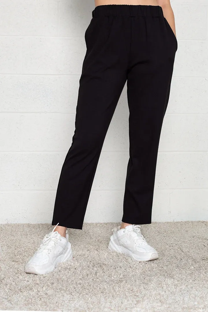 The Jana Casual Pull-On Pant by NLT - Black - PLUS