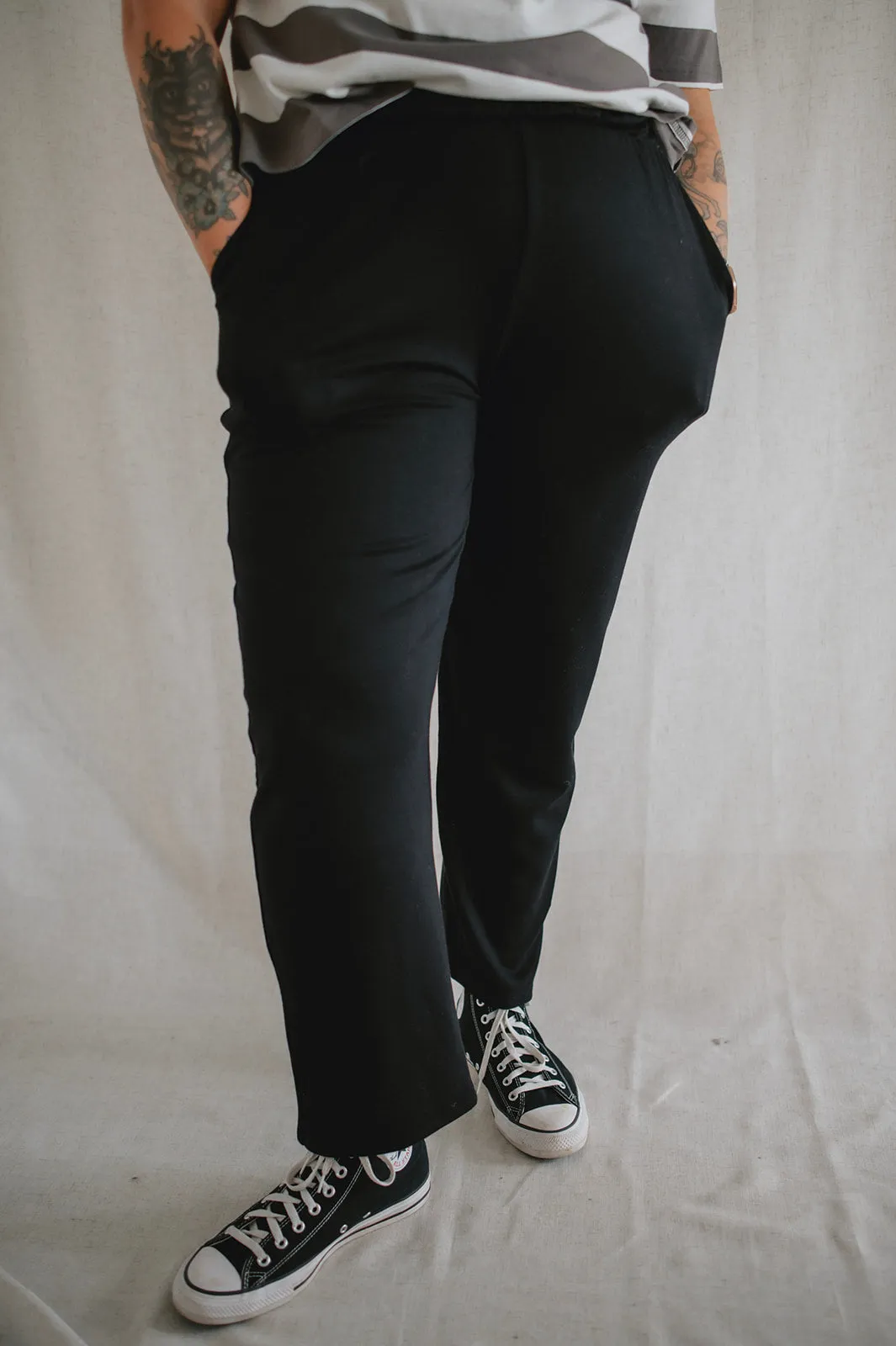 The Jana Casual Pull-On Pant by NLT - Black - PLUS