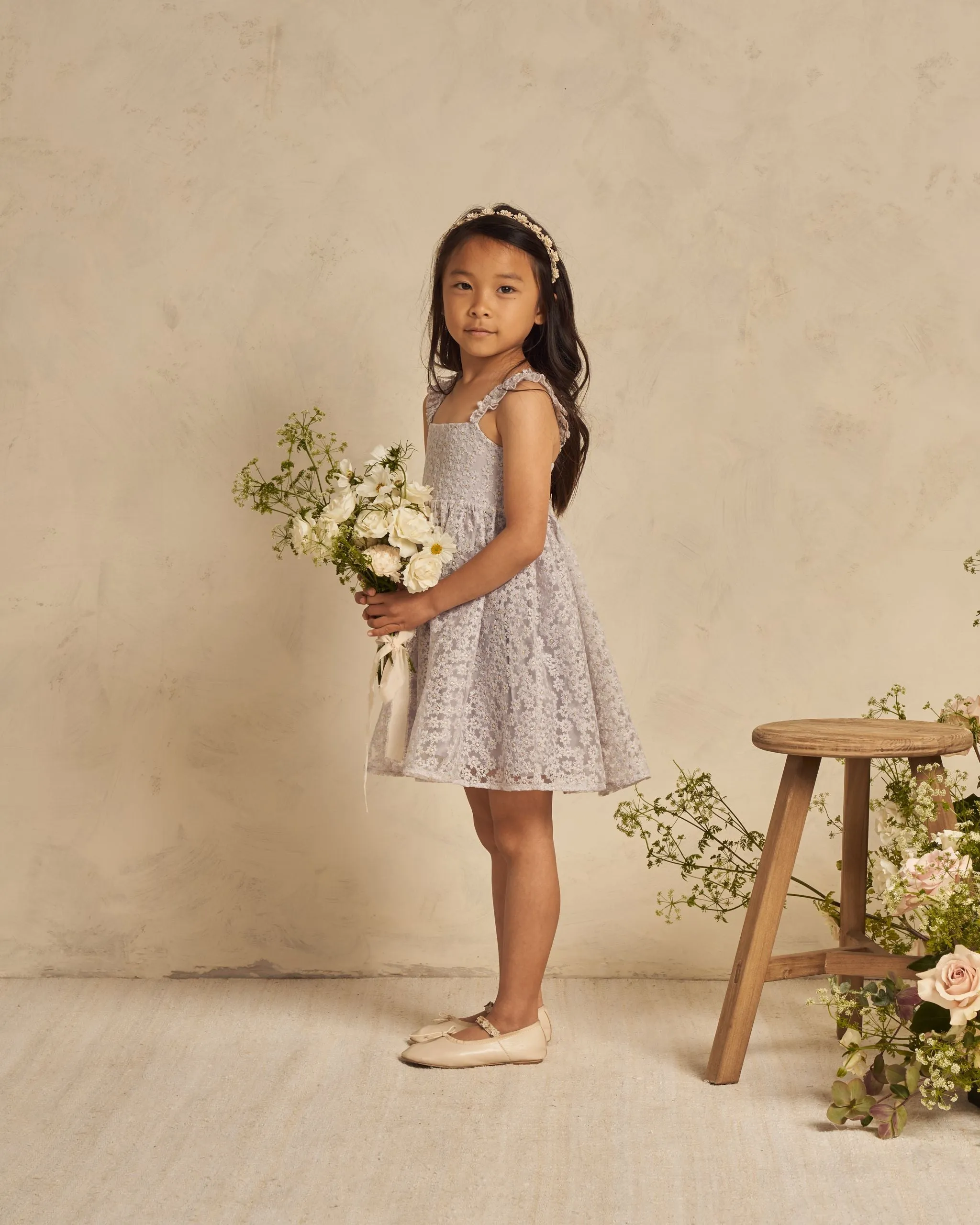 The Mara Dress by Noralee - Cloud Daisy - KIDS