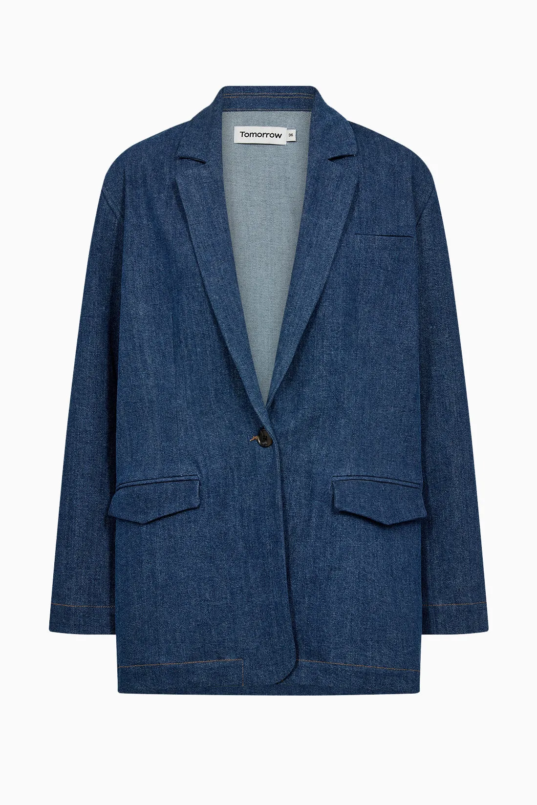 TMRW Ellen Oversize Blazer - Dark Iowa