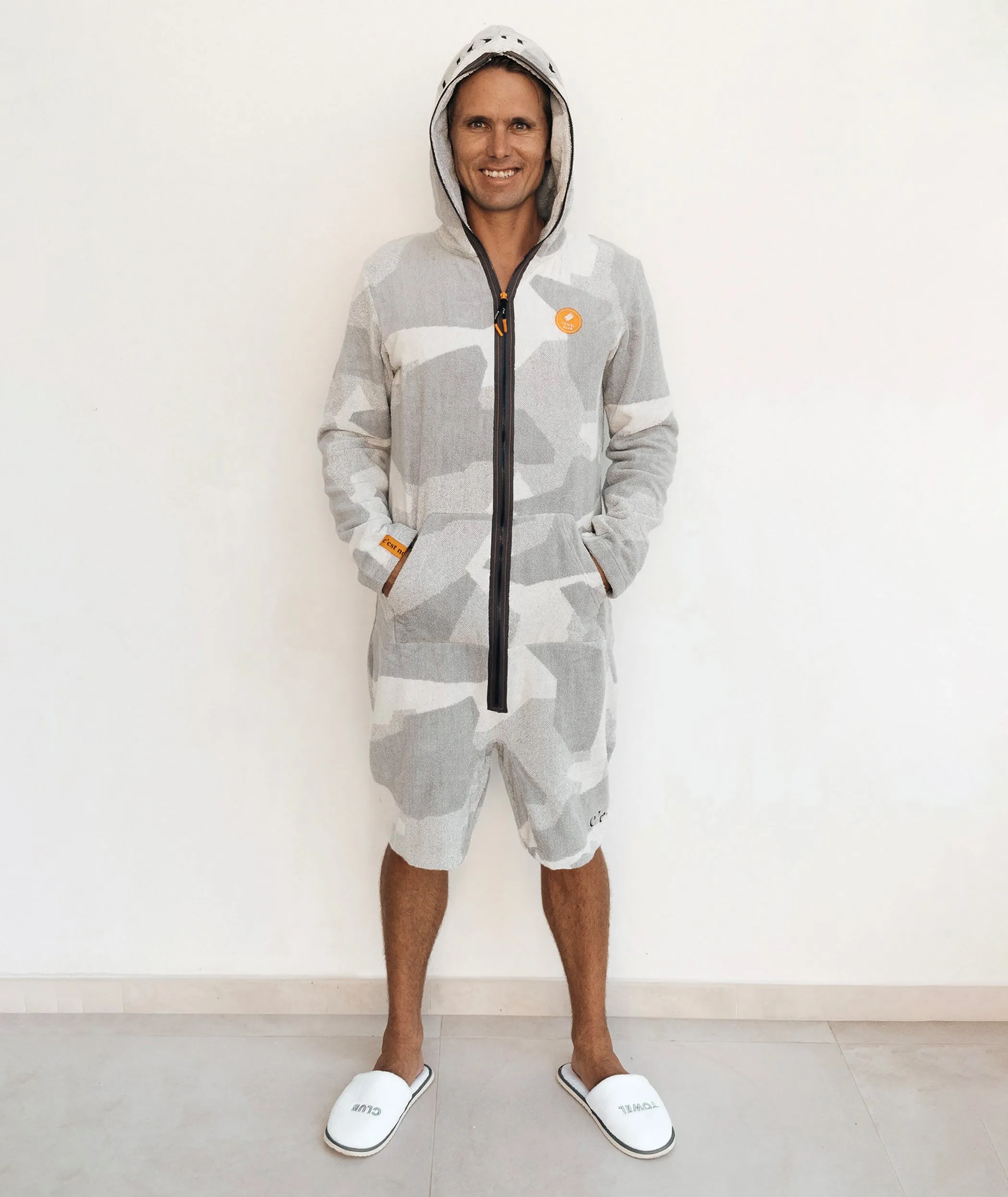 Towel Club x c'est normal Towel Jumpsuit Grey Camo